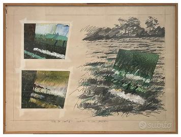 Ian McKeever, Study for Painting – 1975

