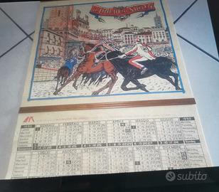 Poster vintage Palio Siena 1990 Busini