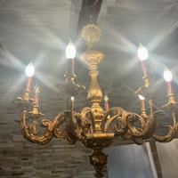 Lampadario stile barocco