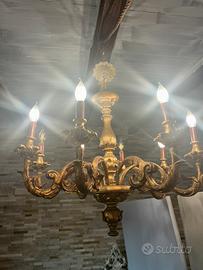 Lampadario stile barocco