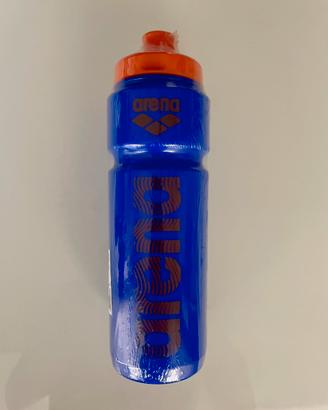 Borraccia Arena blu e arancione, nuova!