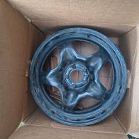 3 cerchi in ferro da 16 pollici con 5 fori 