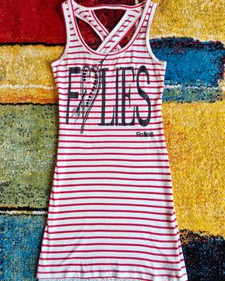 Vestito canotta a righe,cotone,BluGirl Folies,Tg.M