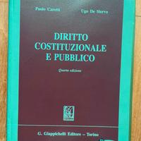 Diritto costituzionale e pubblico,  Caretti e De S