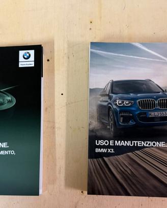 Libretto uso e manutenzione BMW X3 G01