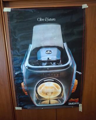 poster moto ducati pantah 500 anno 1979