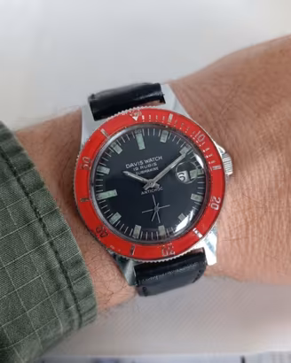Orologio DAWIS WATCH diver vintage oversize