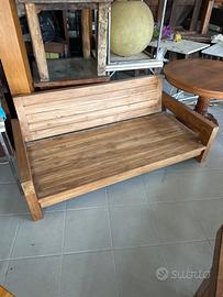 Panca divano legno