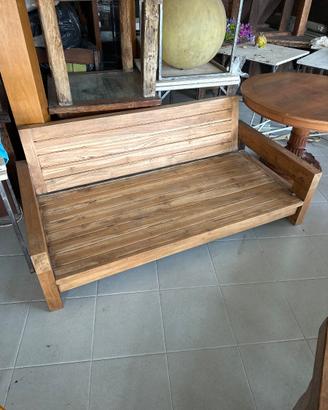 Panca divano legno