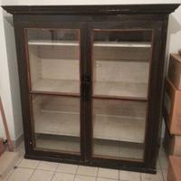 Vetrinetta antica in legno massello