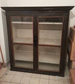 Vetrinetta antica in legno massello