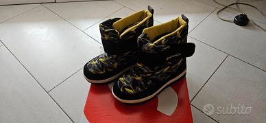 Stivali neve Garvalin nr. 34 colore nero e giallo