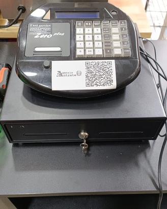 Cassa fiscale con cassetto porta soldi