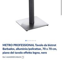 Tavolini metro per ristorazione