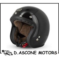 Casco Cafe Racer S250 Cafe Nero Metal Brilliante
