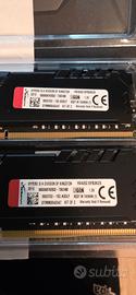 RAM Kingstom HyperX Fury Kit 8gb DDR4 2133Mhz
