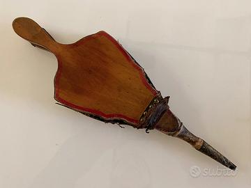 Antico soffietto per camini per collezionisti