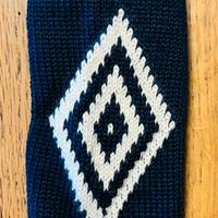 Maglioncino cani blu e bianco tg 21