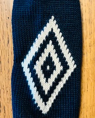 Maglioncino cani blu e bianco tg 21