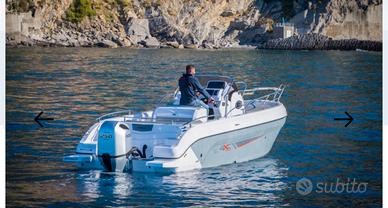 BARCA A RANIERI H26SD 4XC CON HONDA BF250D WHITE