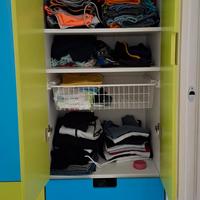 Armadio STUVA IKEA azzurro/verde