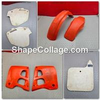 KIT PLASTICHE HONDA CR 250 1989 1991 CR250 1990