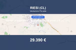 Immobile in asta di 131 m² con box auto a Riesi