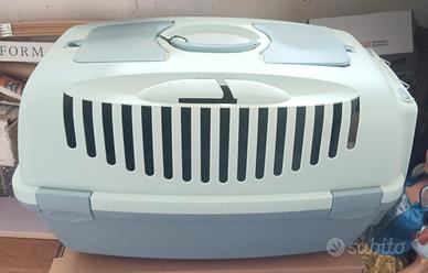 Trasportino per cane o gatto con apertura av e dt