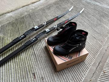 Sci + scarpe fondo classico