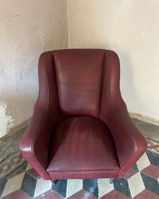 Poltrona vintage, design italiano anni '50-'60