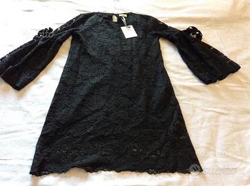 Abito intero pizzo nero Tg S marca Miss Miss 2018