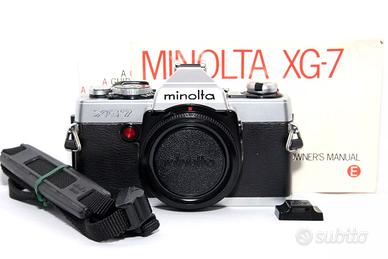 MINOLTA XG-7 Versione USA XG-2 Reflex Analogica XG