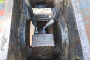 Gancio rapido per escavatore