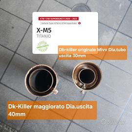 Db killer maggiorato per mivv  xm5 