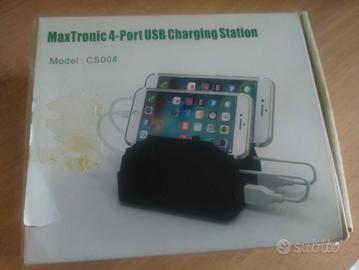caricatore usb fino a 4 cellulari o tablet 