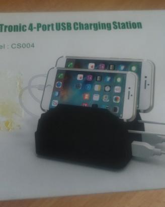 caricatore usb fino a 4 cellulari o tablet 