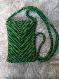 Porta cellulare a tracolla ARTIGIANALE - Nuovo