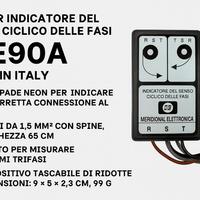 Tester fasi ME90A indicatore senso ciclico