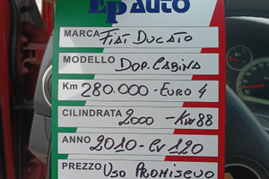 Furgone doppia cabina