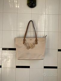 Borsa a spalla beige Guess shopper tote