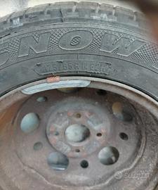 4 Ruote Complete 175/65 R14 82H Gomme Invernali 