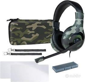 BIGBEN  PACCHETTO CUFFIE NINTENDO SWITCH+ACCESSORI