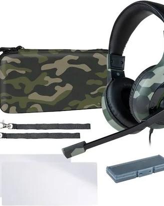 BIGBEN  PACCHETTO CUFFIE NINTENDO SWITCH+ACCESSORI