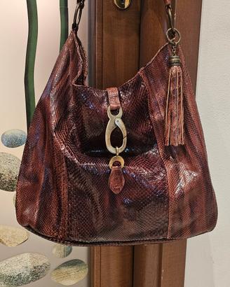 Borsa pelle pitone Aria