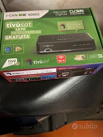 Decoder  ican 4000s completo piu scheda oro attiva