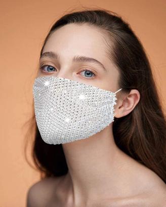 Mascherina Scintillio con Strass