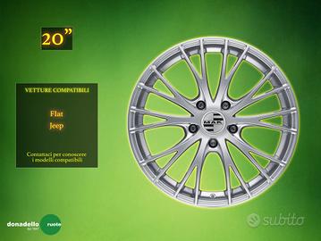 Cerchi in Lega Rennen 20" Jeep e Fiat