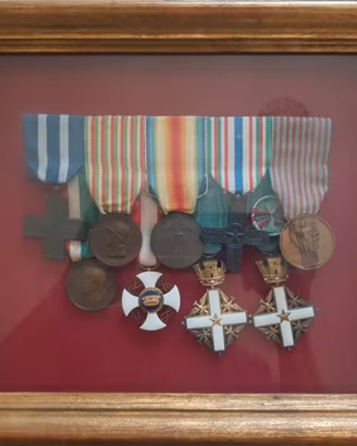 Quadro Medagliere Regio Esercito Italiano