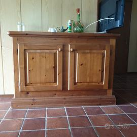 Piattiera in legno massello