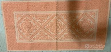 tappeto sardo rosa antico